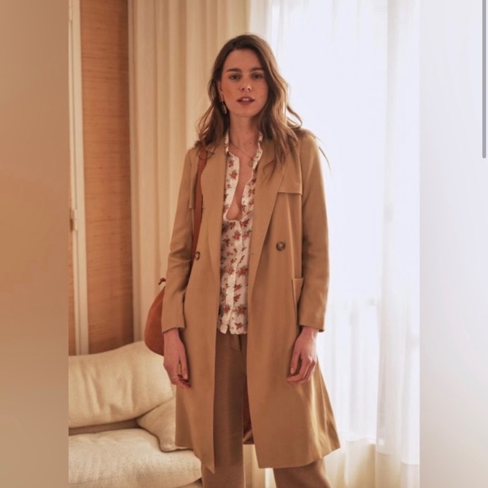 Sezane Oprah Trench - size FR 36 / US 4